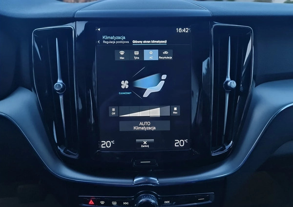 Volvo XC 60 cena 159000 przebieg: 80200, rok produkcji 2020 z Myszków małe 742